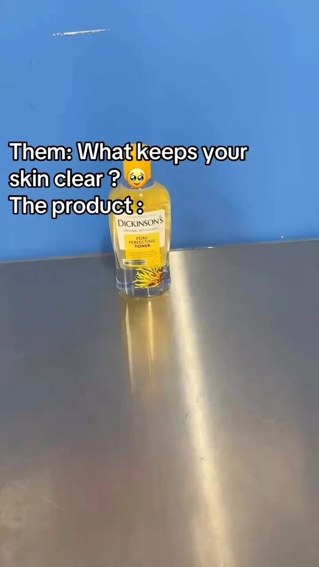 Yay thanks for sharing @speakingofangelica! It’s all the pore-refining power of the highest grade witch hazel—nothing more, nothing less. xoxo 💛💛

#Dickinsons #AffordableSkincare #skincare #SkincareRoutine #toner